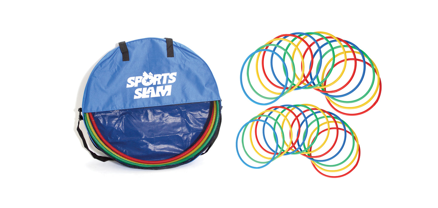 60cm & 76cm Hula Hoops - Pack of 24