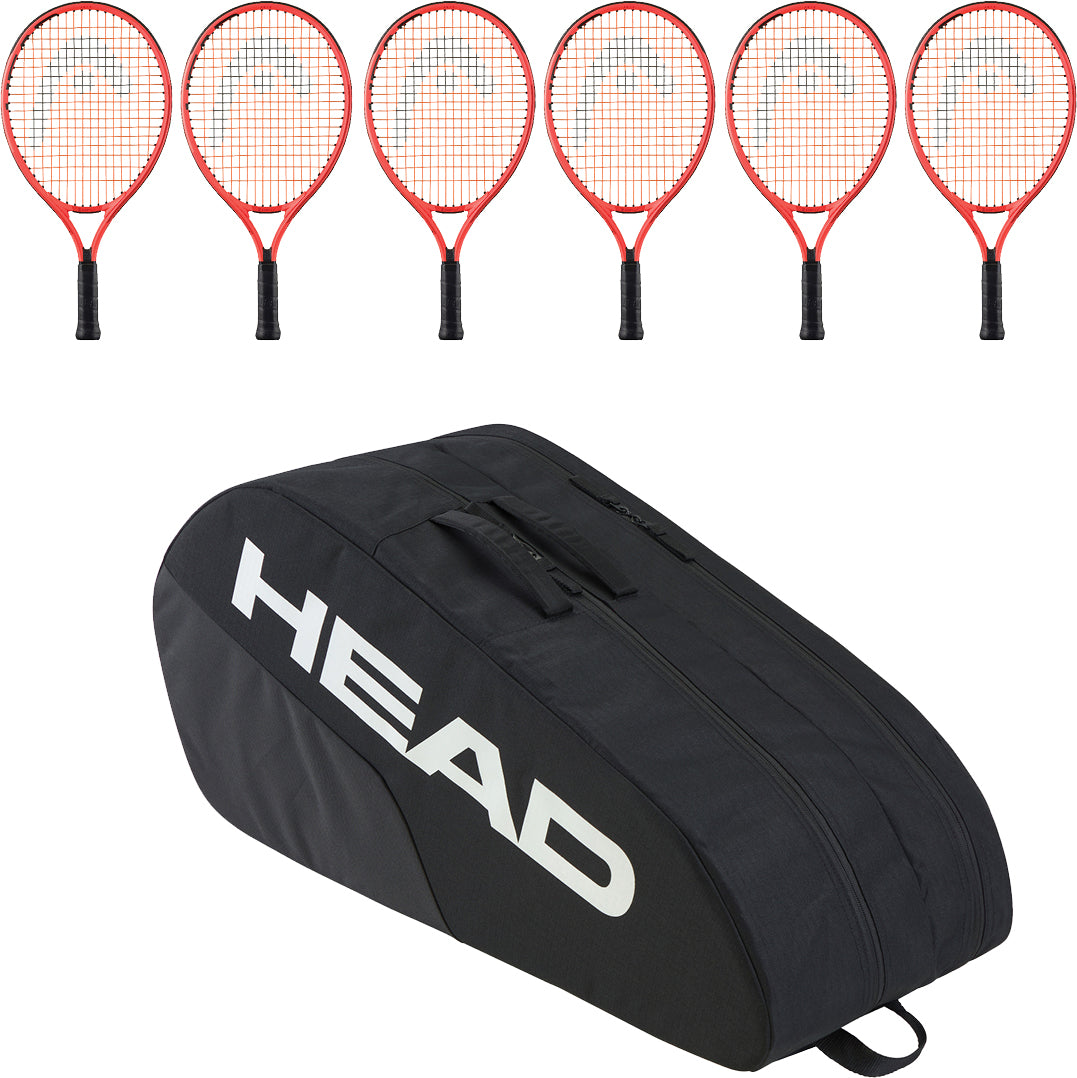 Head Radical Junior Rackets - Pack of 6