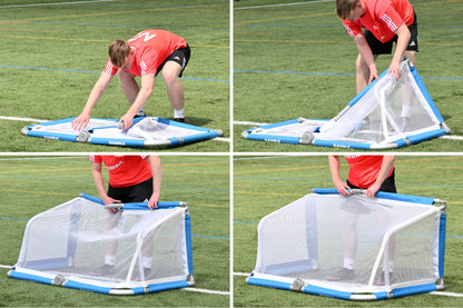 Samba 4' x 2' 5" Aluminium Folding Football Goal 3v3