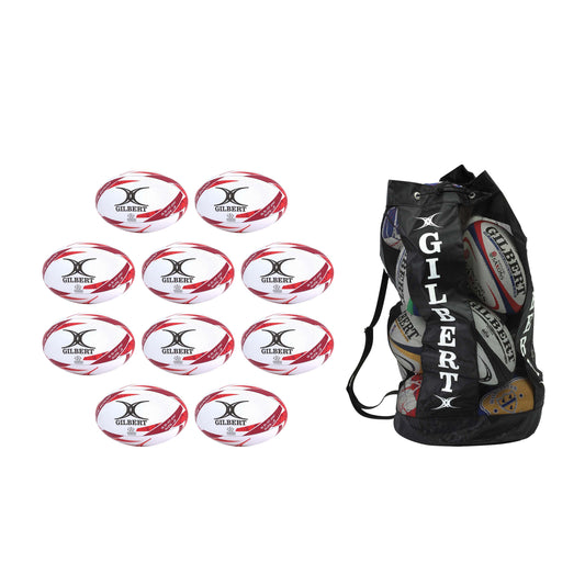 Gilbert G-TR6000 Rugby Balls - Pack of 10