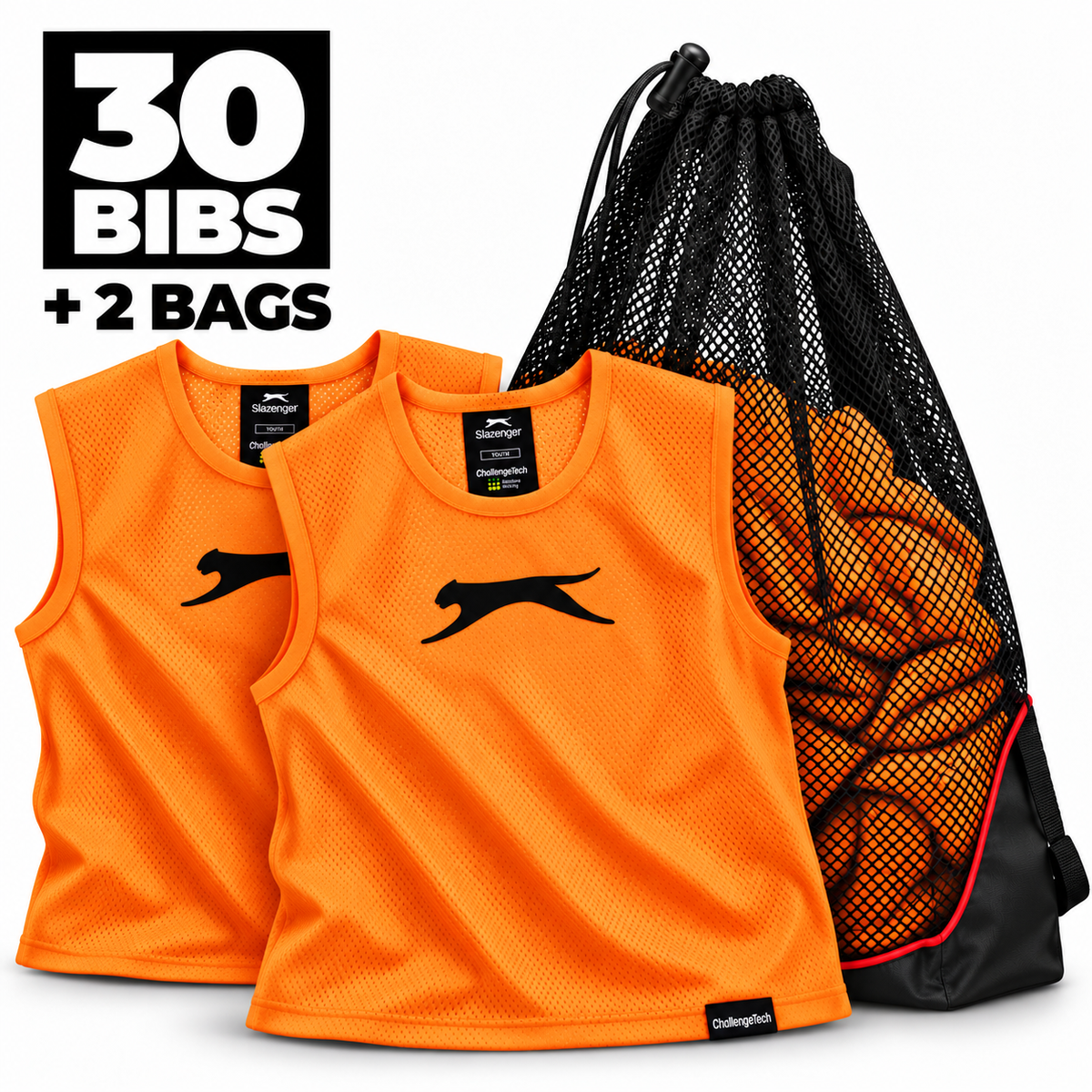 Slazenger Training Bibs - Class Pack of 30