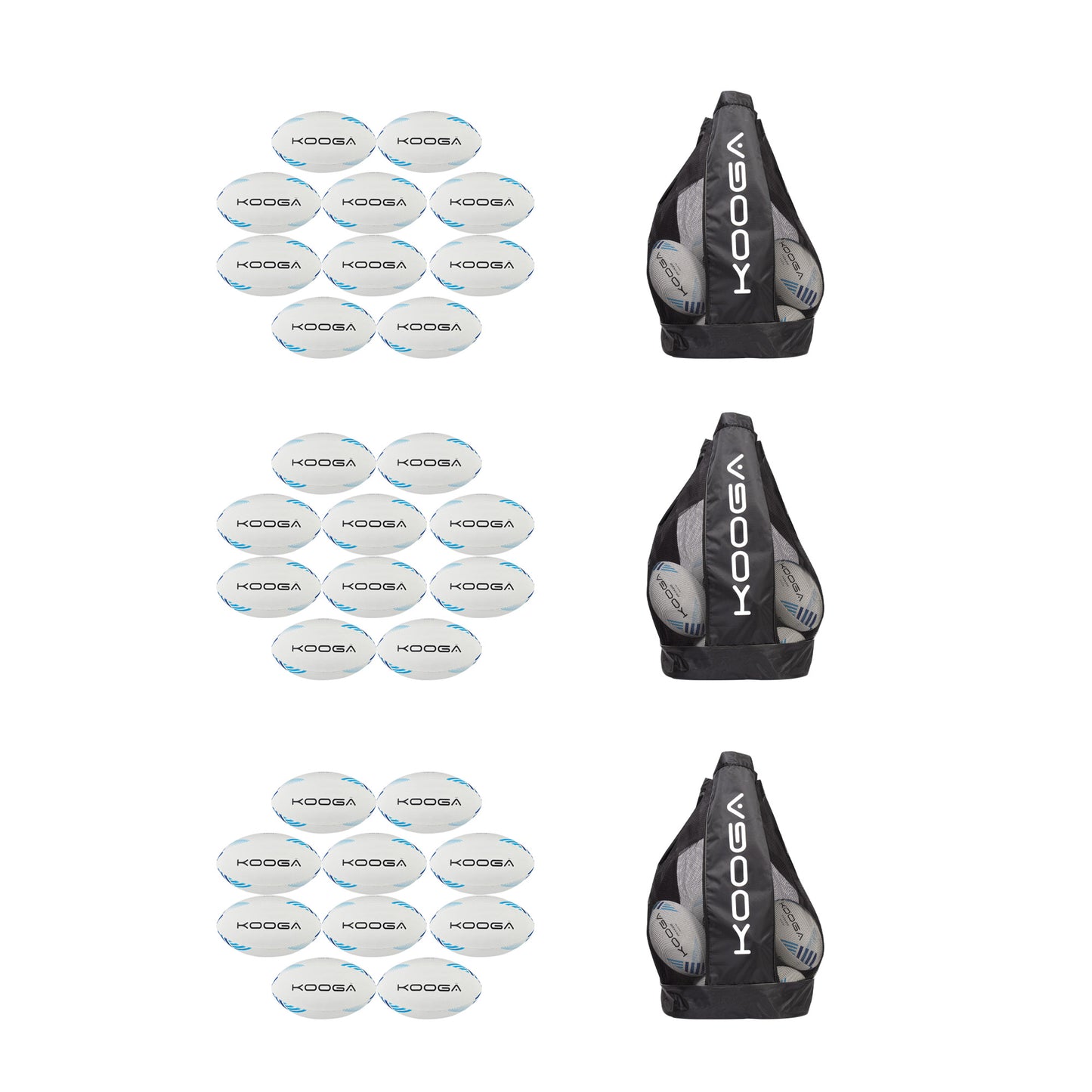 Kooga Phase Rugby Balls - Class Pack of 30