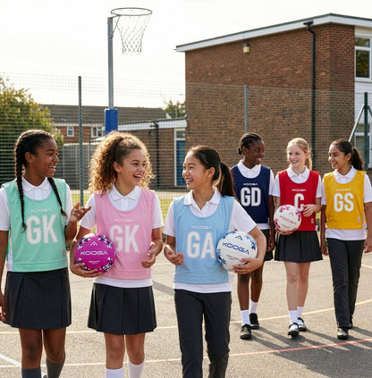 Kooga Netball Training Bibs (Set of 7)